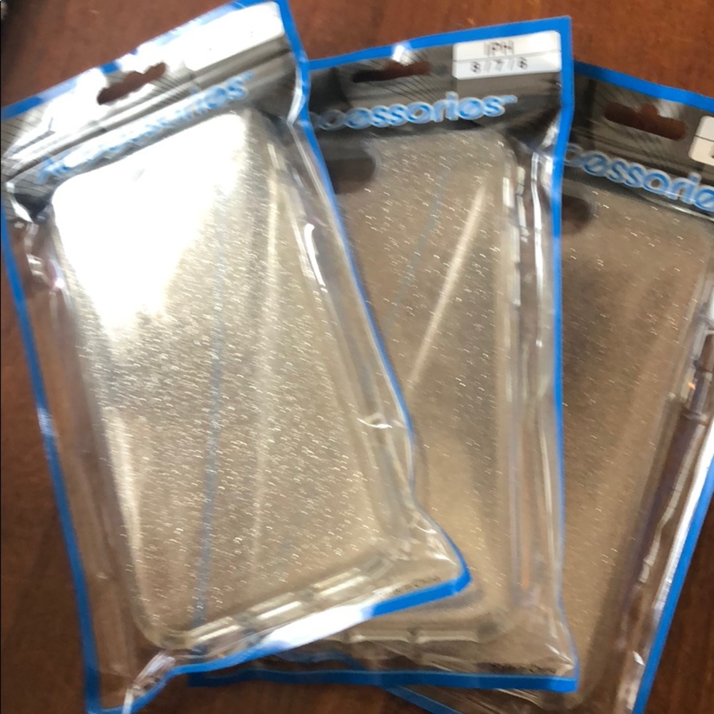 Hard plastic sparkle case for iPhone